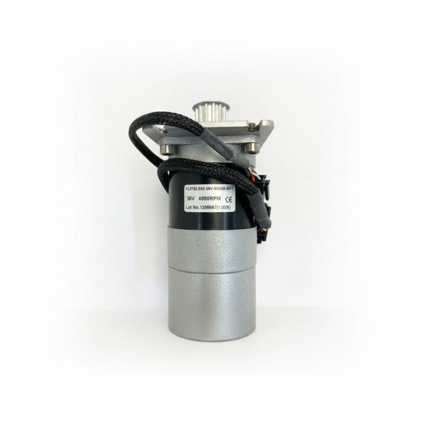 SERVO DC børsteløs motor med remskive og monteringsplade - S-62-134492 - Ny 