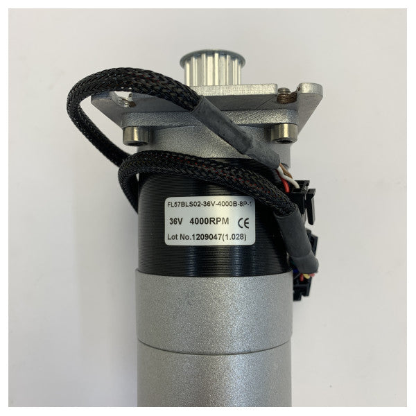 SERVO DC bezčetkani motor s remenicom i montažnom pločom - S-62-134492 - Novo 