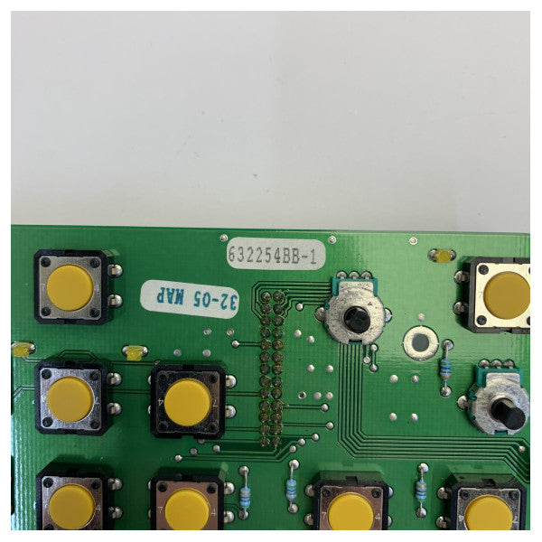 Klavyə 3215A Marine Elektronik Tuş Takımı PCB Bileşeni - S-632254 / 632254BB-1 