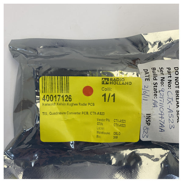 Hensoldt Kelvin Hughes CTX-A523 intern elektronisk modul för marin radar 
