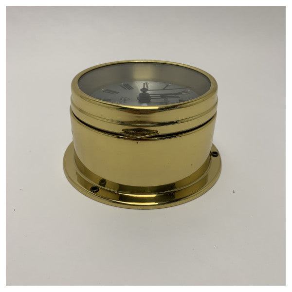 Vetus Quartz Marine Ship Clock 100mm Brass Nautical - QUARTZ100 