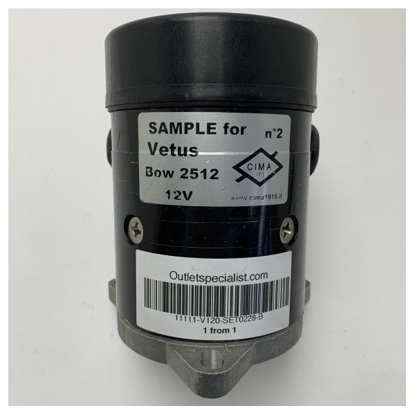Vetus BOW2512 25 KGF 12V Bowthruster Electromotor with Relais