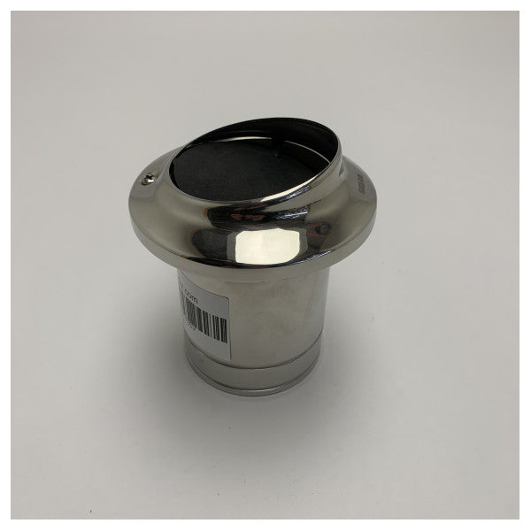 Vetus TRC75SV Stainless Steel Marine Vent Through Hull with Valve 76 mm