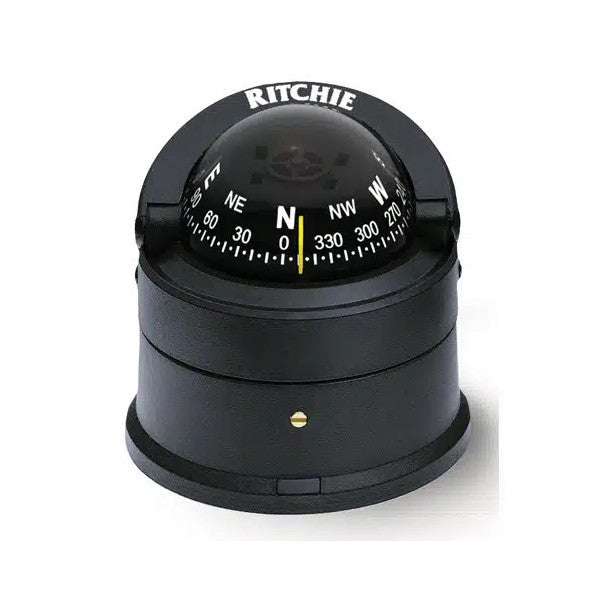 Ritchie Explorer D55 deck mount compass black