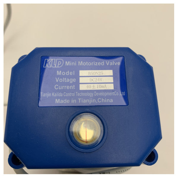 Vetus KLD Mini Electric Motorized Ball Valve DN25 24V