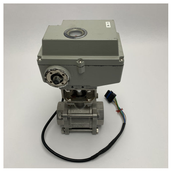 Vetus KLD 2 Inch 316 Stainless Steel Electric Ball Valve with 24V Actuator