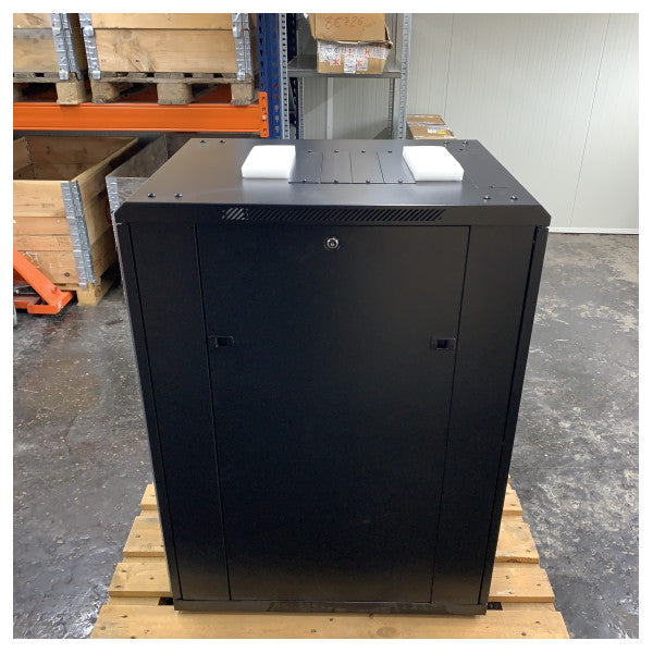 Q-Rack EMS68-22BK 22U 19-Zoll-Stand-Server-Rack - 600x800mm IT-Schrank 