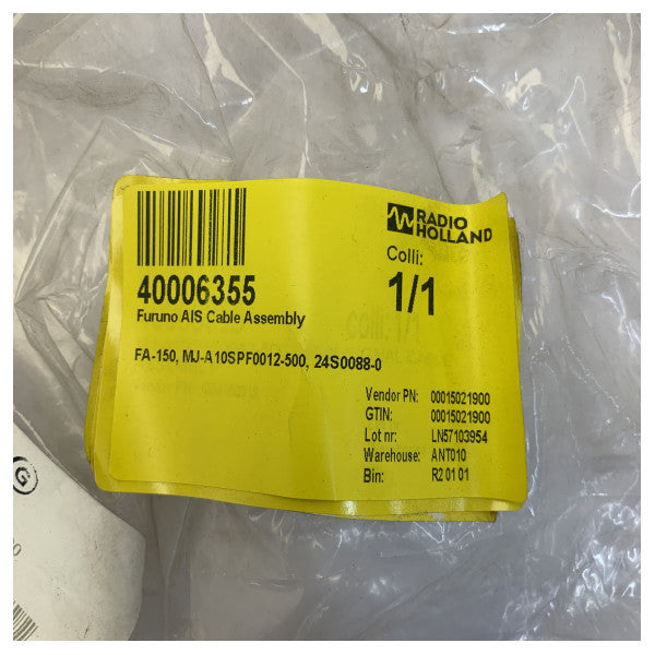 Furuno FA-150 AIS -kaapelikokoonpano MJ-A10SPF0012-500 24S0088-0 