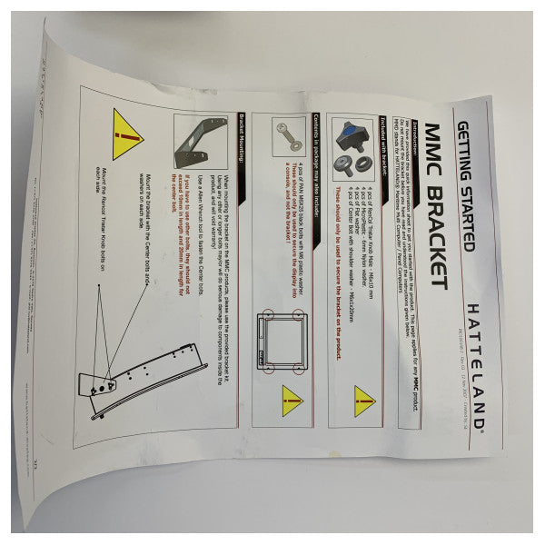Hatteland JH 26TBR STD-A1 Marine Display Mounting Bracket for 26in Monitor 