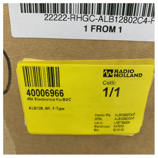 ALB12802C4-F-1 Satellite Communication Outdoor Unit (ODU) IP67 Marine Transceive