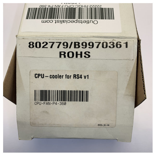 Transas RS4-02 PC CPU Soğutma Fanı CPU-FAN-P4-360 Yedek Parça 