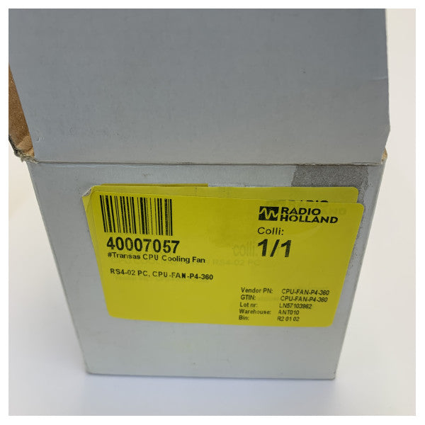 Transas RS4-02 PC CPU Soğutma Fanı CPU-FAN-P4-360 Yedek Parça 
