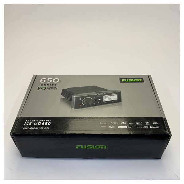 Fusion MS-UD650 Receptor multimedia digital marino Serie 650 Sistema de entretenimiento 