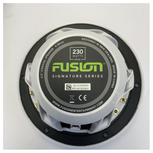 Fusion SG-FL65SPW Signature Series 6.5inch Marine Speakers - 230W White LED Sport (Pair)