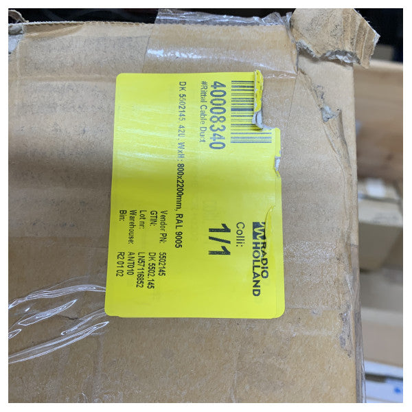 Rittal DK 5502145 Cable Duct 42U 800x2200mm RAL 9005 Enclosure Management