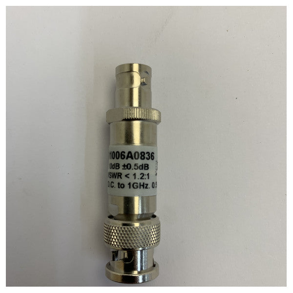 Telegärtner RF Attenuator BNC M/F 10dB 50Ω 2GHz 0.5W - J01006A0836 