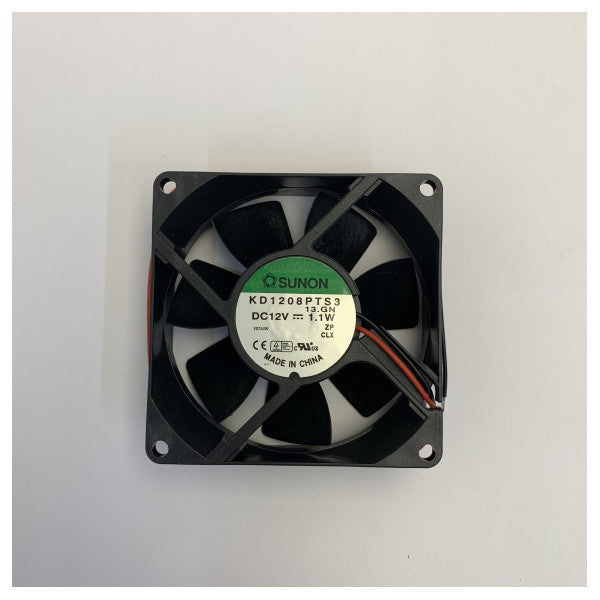 Sunon KDE1208PTS3 køleventilator 12VDC 1,2W 80x80x25mm 8 cm DC børsteløs ventilator 