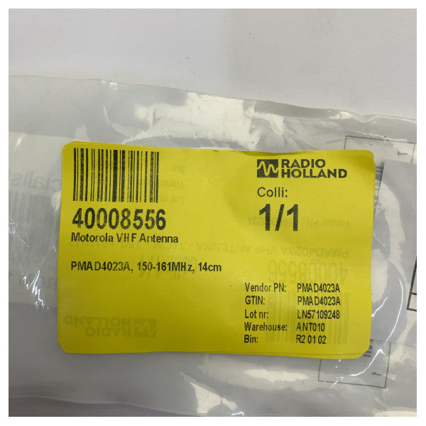 Motorola PMAD4023A VHF Whip Antenna 150-161MHz 14cm for Marine Radios