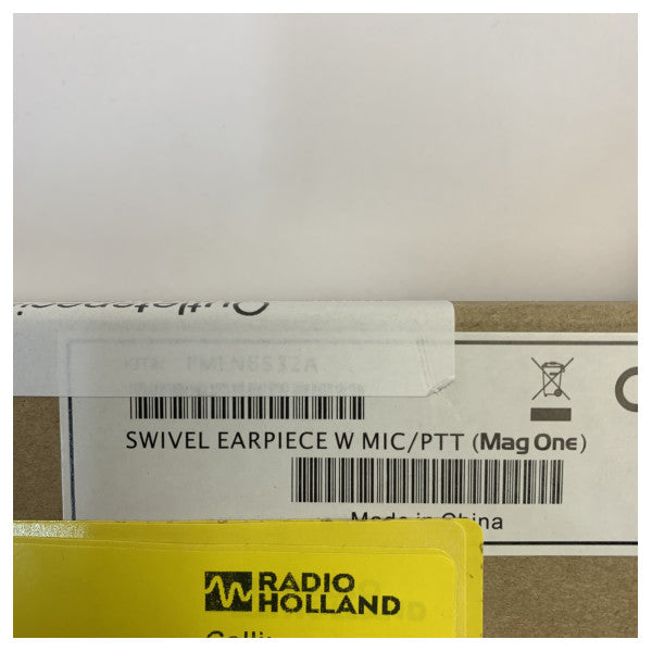 Motorola PMLN6532A Mag One svingbart ørepluggsett med mikrofon og PTT for DP1400 og R2 