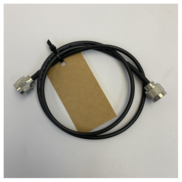 Amphenol RF -koaksiaalikaapelikokoonpano N-tyypin uros - N-tyypin uros 1 m - 175101-19-M1 