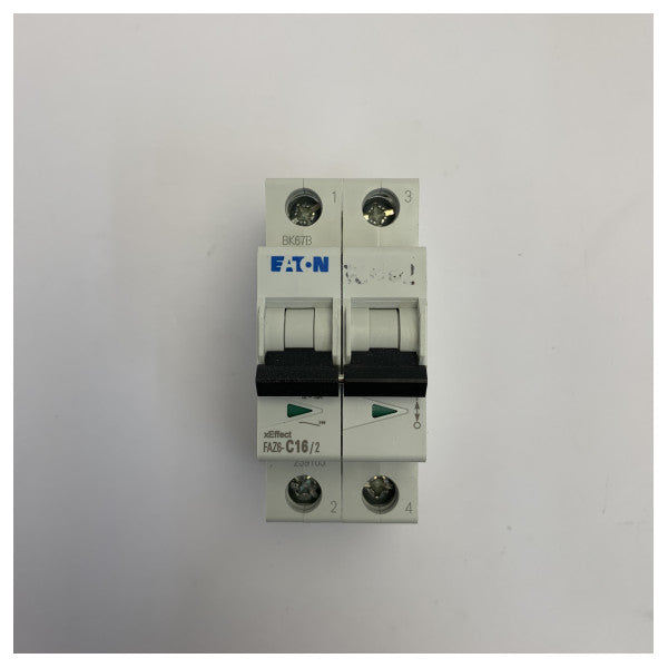 Eaton xEffect MCB automatski prekidač 2P 16A C krivulja 6kA 230-400VAC 