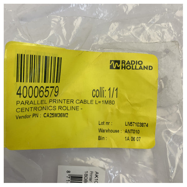 AC AK1062 Parallel-Printerkabel D-Sub 25-polig DB25 Stecker auf Stecker Legacy-Datenkabel 