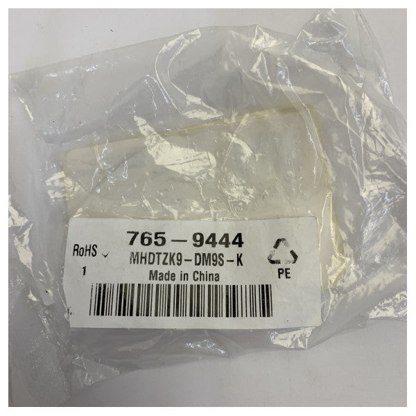 MH Connectors MHDTZK 9-Way Female D-Sub Connector Kit Zinc Backshell Hood 