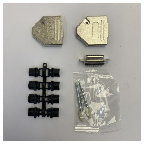 MH Connectors MHDTZK Kit de cobertura para ficha conectora fêmea D-Sub de 15 vias 