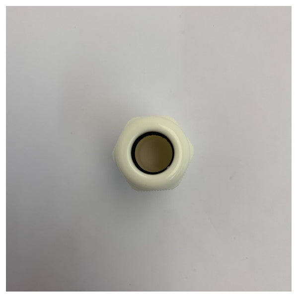 RS PRO M20 kaapeliläpivienti IP68 nailon valkoinen 10-14 mm - 822-9782 