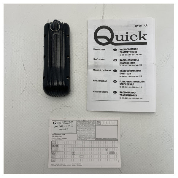 Quick 2 function remote controller kit receiver | remote -1302-302