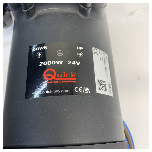 Quick Dylan DR4 2000W 12/13mm ankarspel i rostfritt stål, elektriskt 24V - FSDR20240012A01 