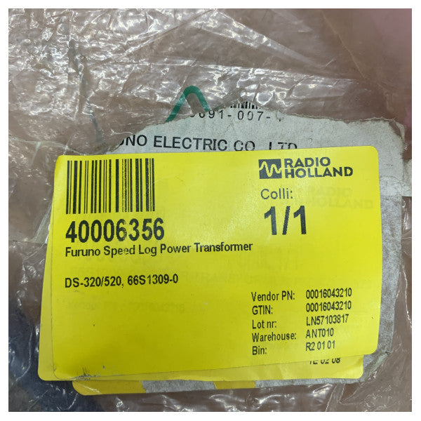 Furuno DS-320\/520 Fahrtmesser-Netztransformator 66S1309-0 | Marine-Elektronik 