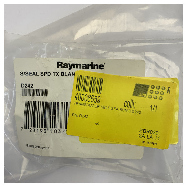 Tapón obturador Airmar de autocierre para transductor Raymarine D242 ST800 