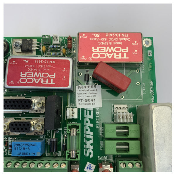 Skipper GDS101 kaikuluotaimen piirilevyn liitin PT-G041 E5 merielektroniikka 