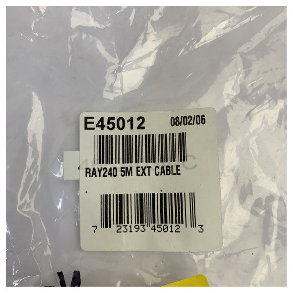 Καλώδιο επέκτασης τηλεχειριστηρίου VHF Raymarine Ray240 5m - E45012 8 ακίδων αρθρωτό 