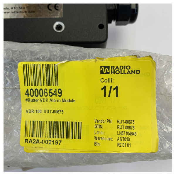 Rutter VDR-100 алармен модул RUT-00675 Морска електроника Voyage Data Recorder 