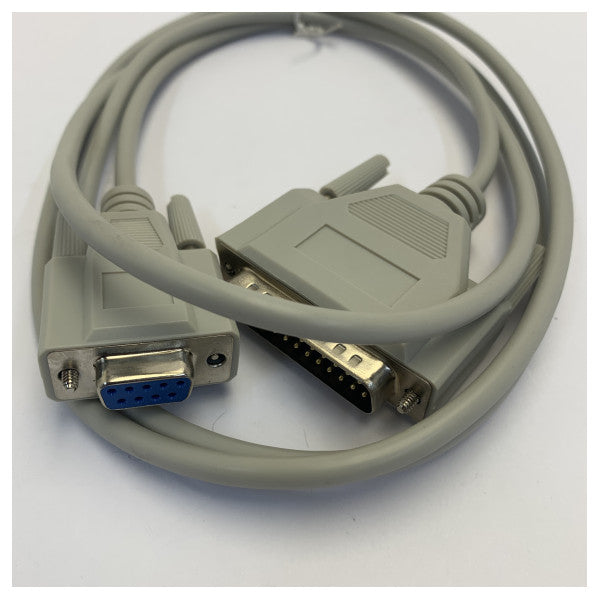 AT Serial Data Cable DB9 Female to DB25 Male RS232 1.8m 