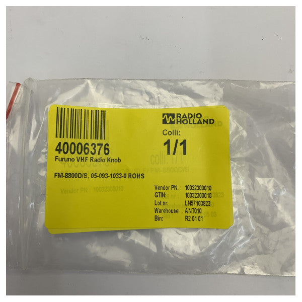 Furuno VHF Radio Knob for FM-8800D FM-8800S Part 05-093-1033-0