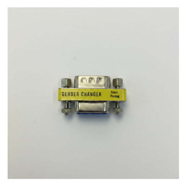 DB9 męski-męski mini zmieniacz płci, złączka GC9MM-MINI, adapter szeregowy RS232 