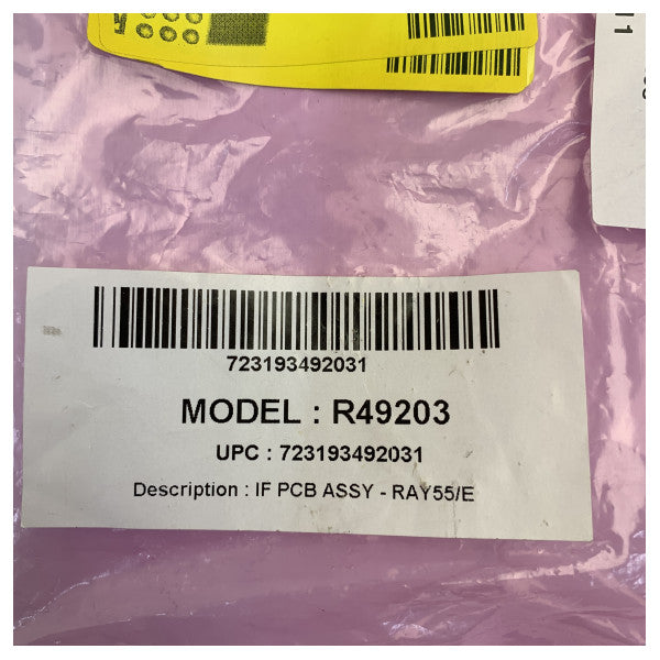 Συναρμολόγηση πλακέτας VHF IF Raymarine R49203 για το θαλάσσιο ραδιόφωνο Ray55 