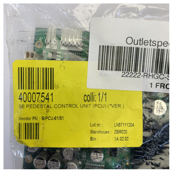 S6 Плата блока керування п’єдесталом (PCU) Marine Electronics - S3R-1512-082 