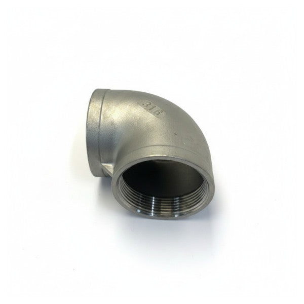 Raccordo a gomito 90A in acciaio inox 316 2 pollici FF Classe 150 17.3 