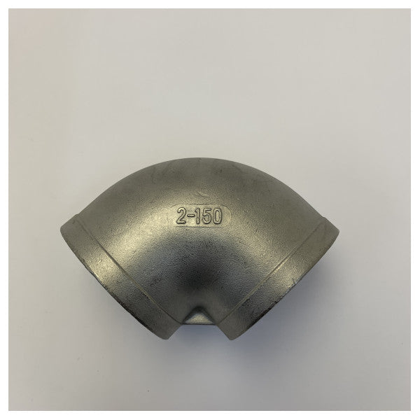 Raccordo a gomito 90A in acciaio inox 316 2 pollici FF Classe 150 17.3 