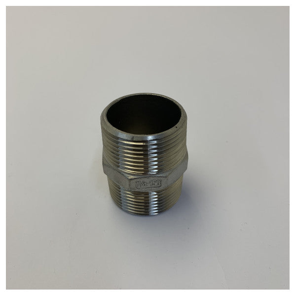 Osculati Raccord mâle pour tuyau en acier inoxydable AISI 316 1 1/4 pouce 17.125.05 
