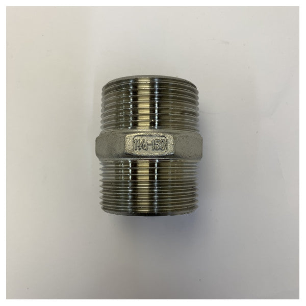 Osculati Raccord mâle pour tuyau en acier inoxydable AISI 316 1 1/4 pouce 17.125.05 