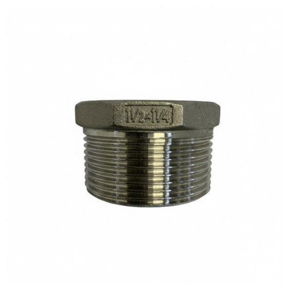 Osculati Redutor em Aço Inoxidável 316 1 1/2 polegadas M para 1 1/4 polegadas F - 17.321.06 
