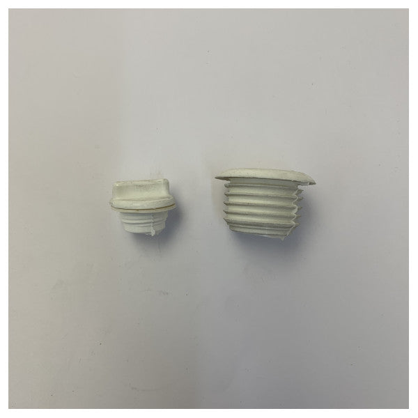 Osculati valkoinen nylon-tyhjennystulppa O-renkaalla 18.636.00 