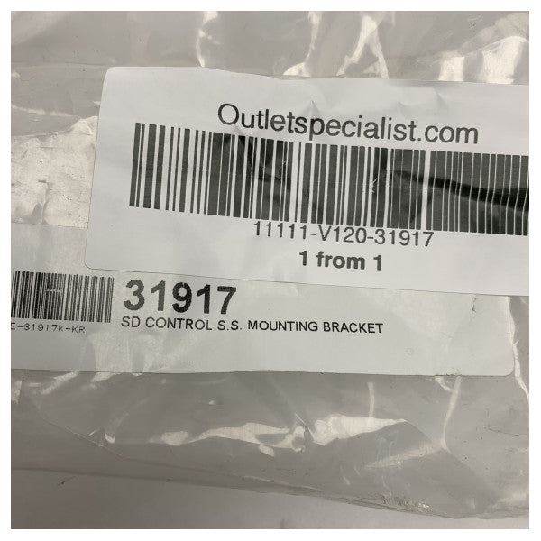 Support de contrôle de direction marin en acier inoxydable à double montage Vetus, robuste et lourd 