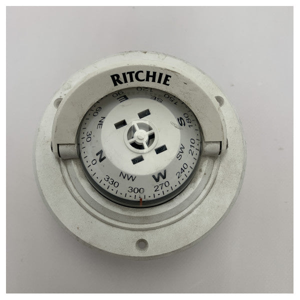 USED Ritchie F-50W compass flush mount explorer series white