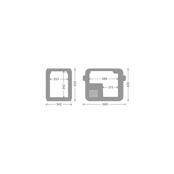 Dometic CFX5 25 25L Soğutma Kutusu Kompresör Soğutmalı 12/24/230V - 97000050759 